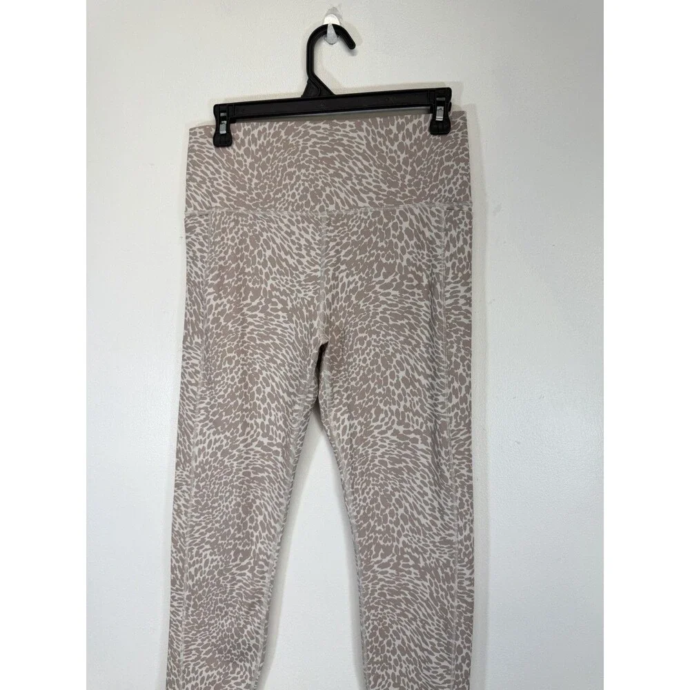 VUORI Womens Studio Pocket Legging Animal Print Drawstring Joggers Gray L - Picture 4 of 16